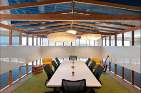 会议室装修石膏线吊顶效果图