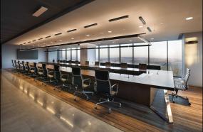 会议室装修pcv扣板吊顶效果图片