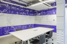 会议室长桌装饰效果图片