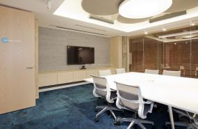 会议室布置简单电视柜图片