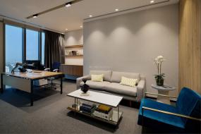 老板办公室简约室内装修设计效果图图片