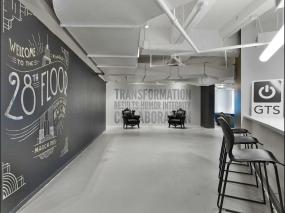 科技公司办公室装饰效果图片