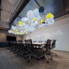 游戏公司办公室最新室内装修实景图