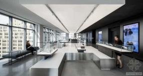 机械公司办公室室内装修效果图大全