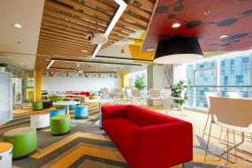 体育运动公司办公室室内装修效果图大全