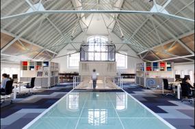 工业公司办公室室内装饰设计效果图图片