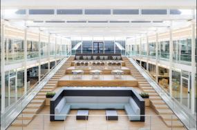 工业公司办公室室内设计装修效果图2018图片