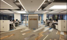 生物科技公司办公室最新室内装修效果图片大全