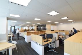 生物科技公司办公室最新室内装修设计效果图片