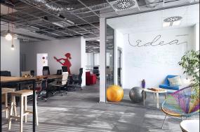 最新广告公司办公室室内装修与设计效果图片