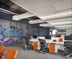 保险公司办公室最新室内装修设计效果图图片