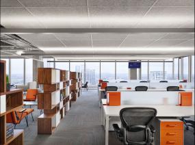 保险公司办公室最新室内装修设计效果图片2018