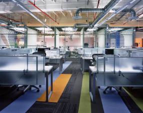 开放式办公室装饰装修效果图