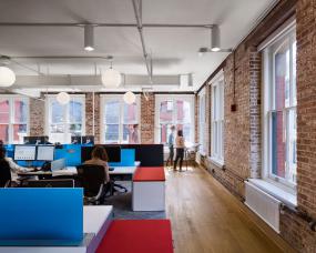 简单办公室最新室内装修设计图大全