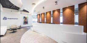 咨询顾问公司前台室装修效果图大全