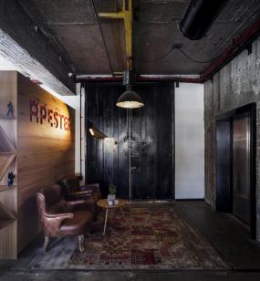 咨询顾问公司前台室装修效果图