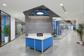 咨询顾问公司前台图片装修