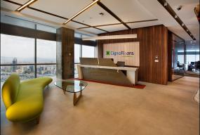 最新游戏公司前台装饰设计图