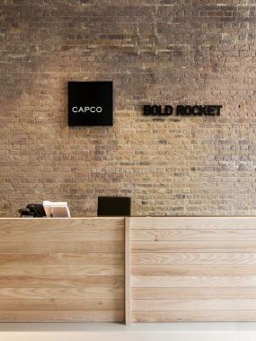 广告公司前台办装修图片