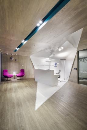 IT公司前台室装修效果图