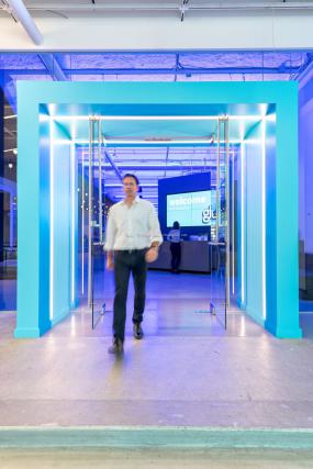 IT公司前台装饰装修效果图