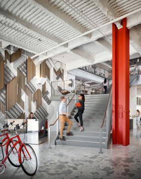 IT公司前台图片装修效果图