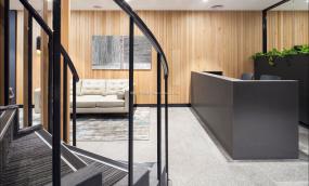 电子科技公司前台图片装修