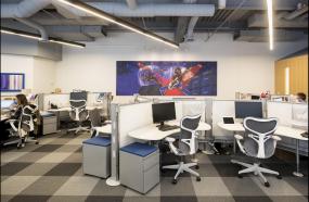 2018科技公司吊顶装修效果图