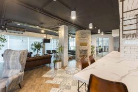 科技公司木地板装饰效果图片