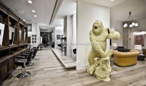 高档发廊装修效果图大全