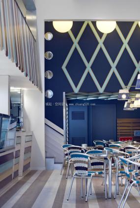 冰淇淋加盟店装修设计效果图片库