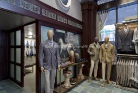 最新品牌男装店设计装饰效果图片