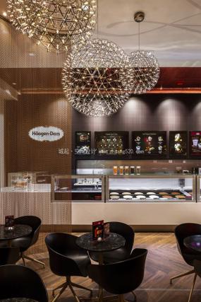 冰淇淋加盟店设计装饰效果图