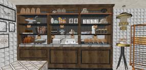 面包店装饰设计效果图