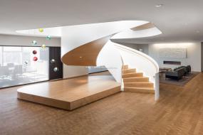 最新公司地板装饰实景图