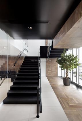 办公室强化木地板装修效果图片