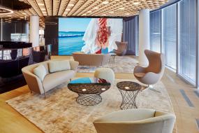 办公室复合实木地板图片装修效果图