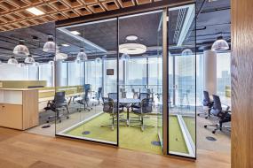 办公室复合实木地板图片装修效果图大全