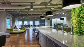 办公室复合实木地板装修实景图图片大全