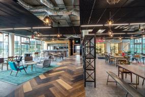 办公室复合实木地板装修图片大全