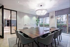 办公室复合实木地板装饰效果图片