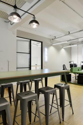 办公室瓷砖木地板装饰效果图片