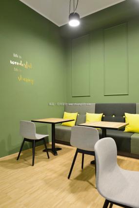 办公室瓷砖木地板装饰图片