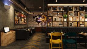 西餐店设计装修效果图片