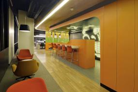 办公室橡木地板装饰设计效果图大全