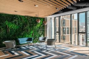 最新办公室木地板颜色装修设计效果图