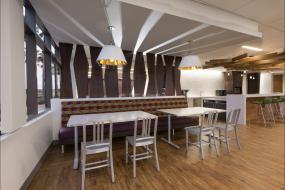 办公室环保木地板装潢设计效果图片