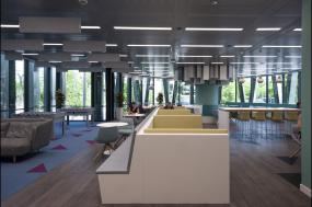 办公室环保木地板装饰装修效果图大全