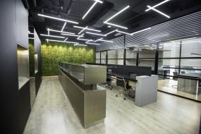 办公室实木地板材质设计装修效果图片大全