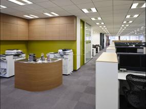 办公室墙体设计装修高清效果图